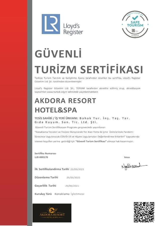 Akdora Resort Hotel & Spa 锡德 外观 照片